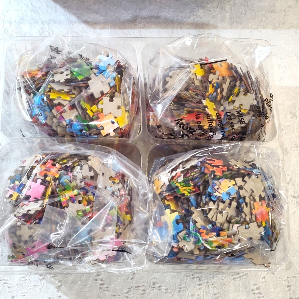 1000-piece puzzle +3 others Puzzles in 1 Set - Picture 13 of 13